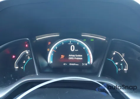 2021 Honda Civic Ex-L из США, поврежденный, VIN 19XFC1F74ME201053